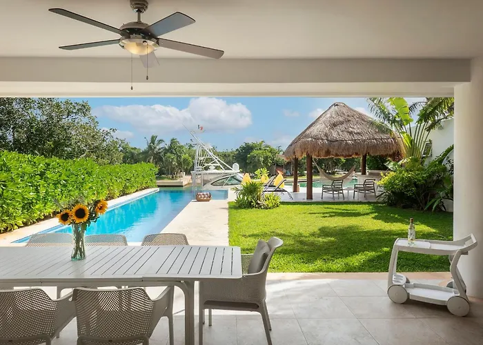 Villa Casa Caleta ❂ Marina Private Dock Puerto Aventuras