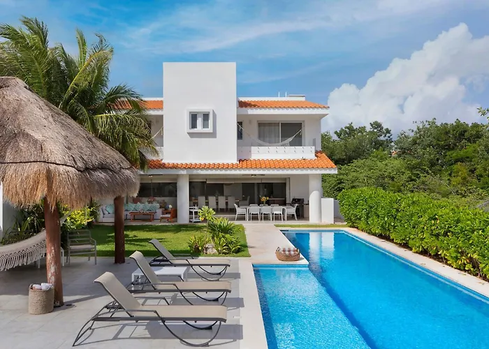 Villa Casa Caleta ❂ Marina Private Dock Puerto Aventuras