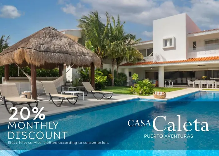 Casa Caleta ❂ Marina Private Dock Puerto Aventuras